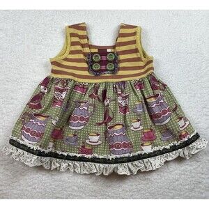 Matilda Jane Dress Girls 2 Sailor Sara Top Character Counts Heart Soul Pride
